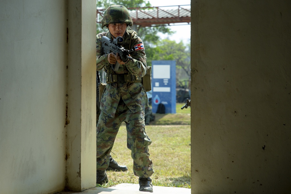 Cobra Gold 19: Bravo Company, BLT 1/4 share room clearing tactics with the Royal Thai Marine Corps