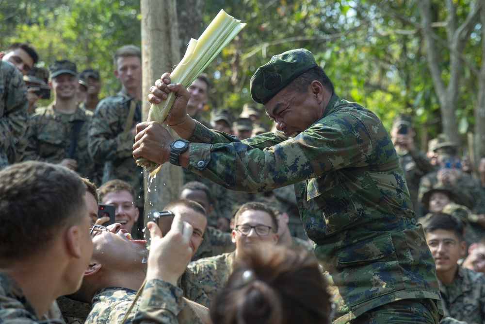 Cobra Gold 19:  31st MEU Marines participate in Jungle Survival Training