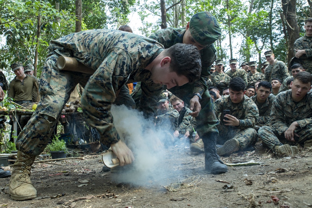 Cobra Gold 19:  31st MEU Marines participate in Jungle Survival Training