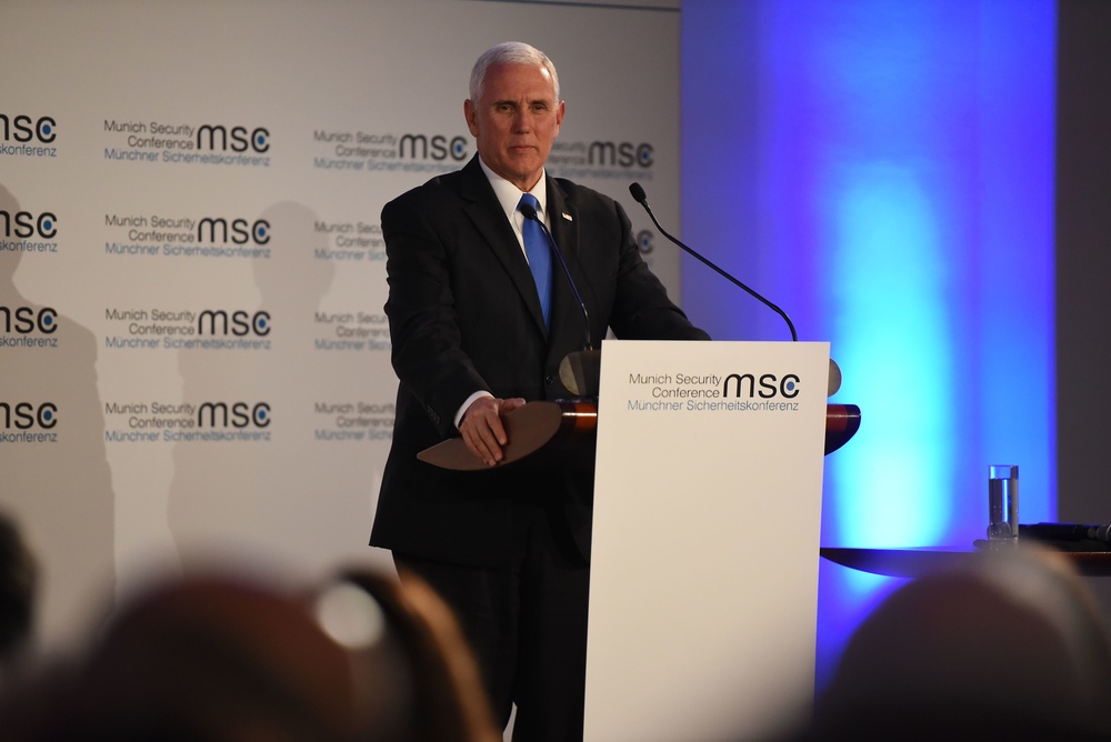 U.S. Vice President Pence Address Munich Security Conference Event Honoring John McCain