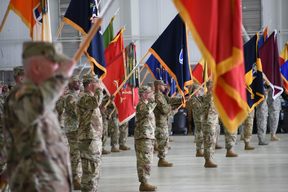 Adjutant General Change of Command ceremony