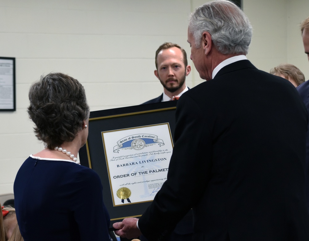 South Carolina governor presents Order of the Palmetto