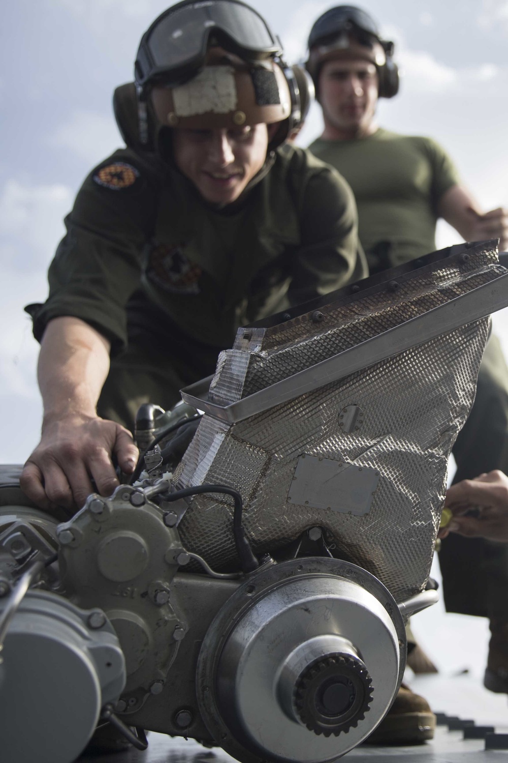 Kearsarge Flight Deck Aircraft Maintenance