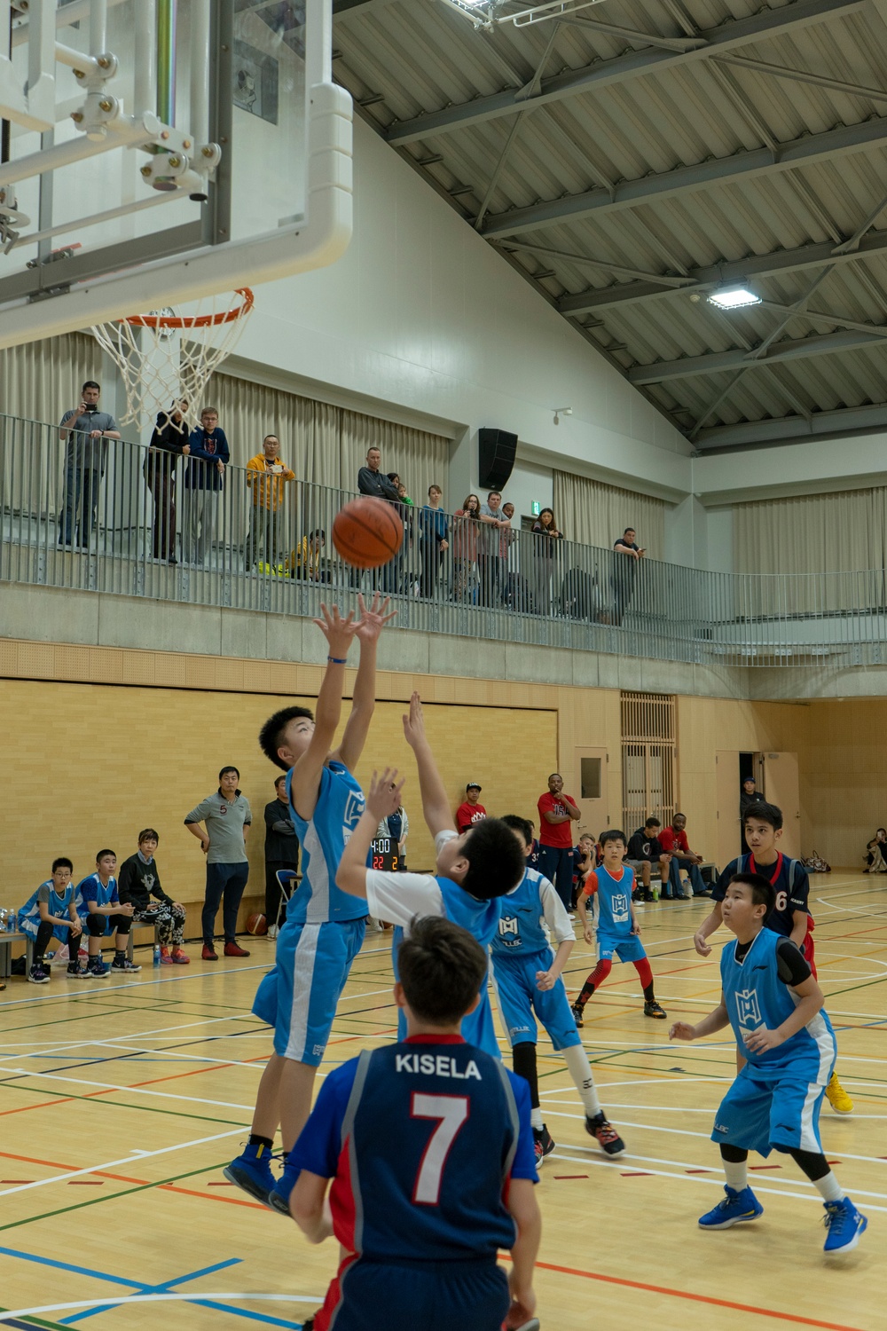 American, Japanese youth compete in friendly basketball tournament