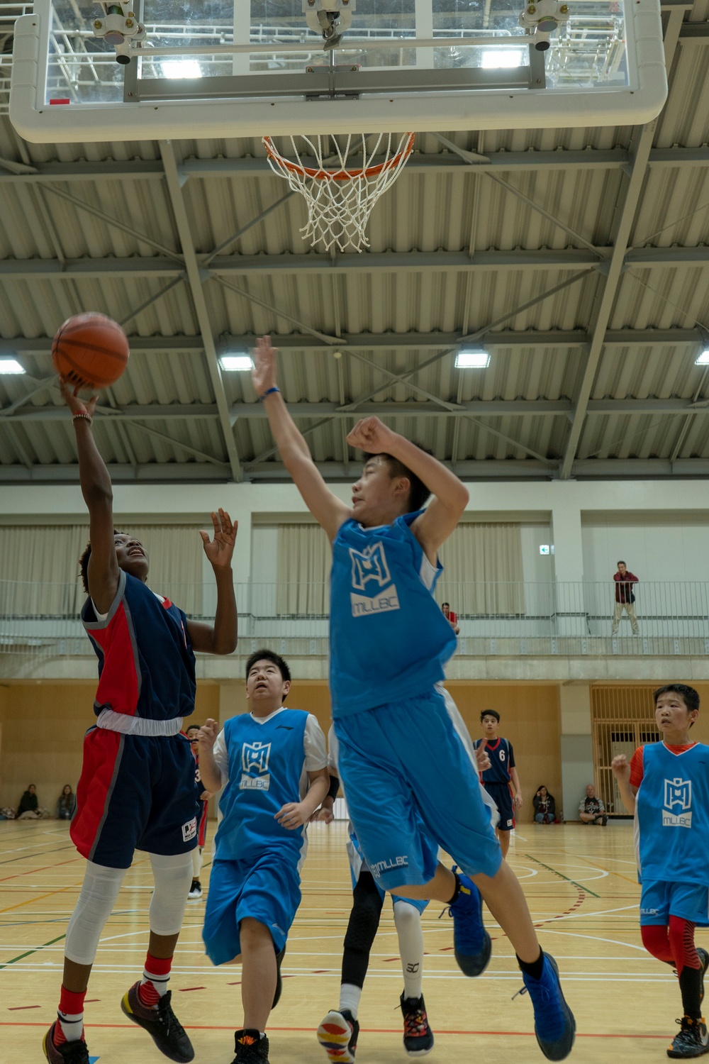 American, Japanese youth compete in friendly basketball tournament