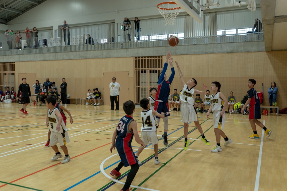 American, Japanese youth compete in friendly basketball tournament