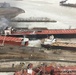 Coast Guard conducts pollution assessment following vessel fire in Port of Toledo