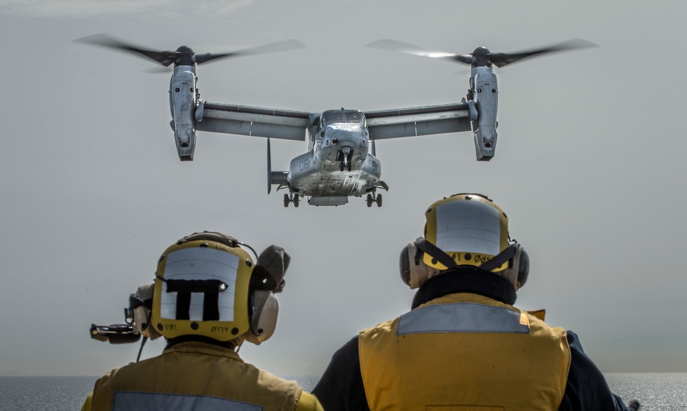 USS Boxer Flight Operations