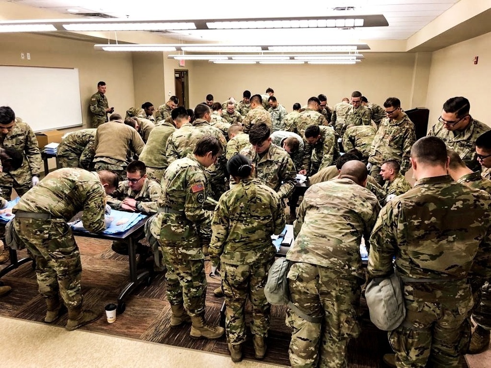 Bulldogs engage in battle-focused medical training