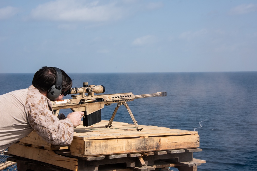 Inflatable target shooting exercise