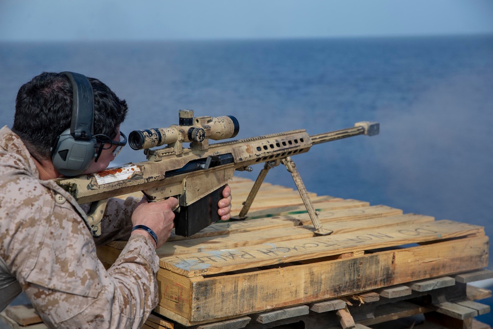 Inflatable target shooting exercise