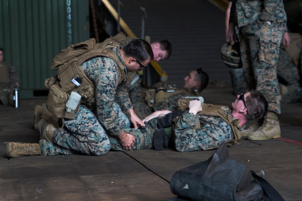 DVIDS - Images - Marines aboard USS Ashland learn Combat Life Saver’s ...