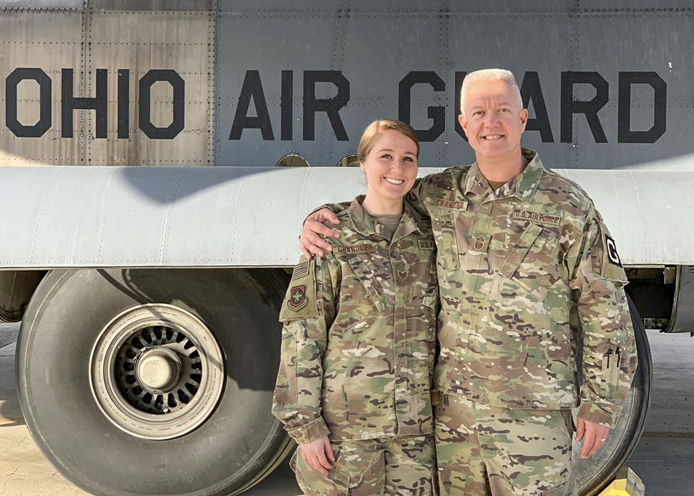 Her first, his last: father and daughter deploy together