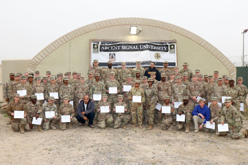 U.S. Army Central Signal University graduation ceremony