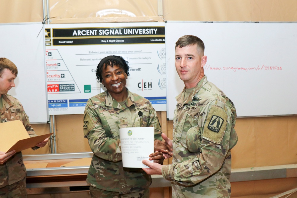 U.S. Army Central Signal University graduation ceremony