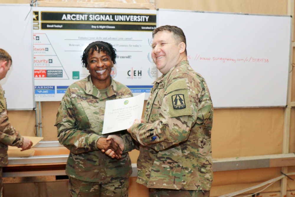 U.S. Army Central Signal University graduation ceremony