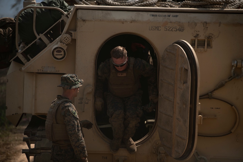 Cobra Gold 19: US Marines of the 31st MEU prepare for combined arms live-fire exercise