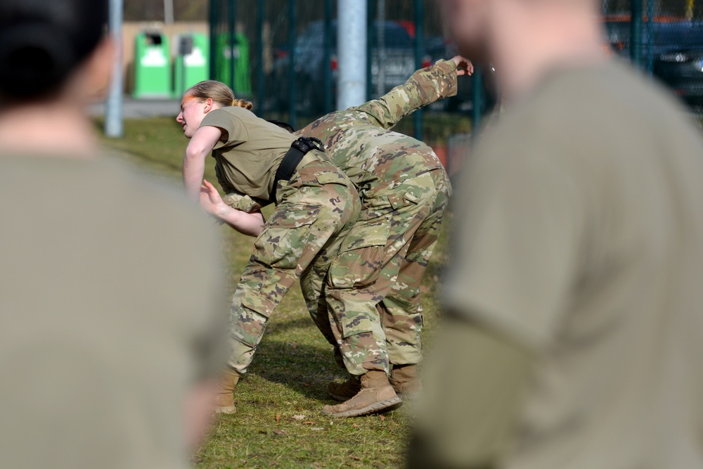 Military Police OC Spray Training