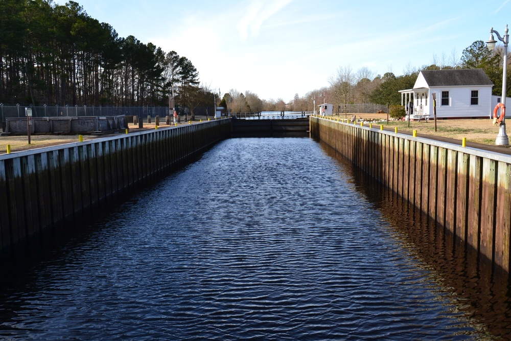 Dismal Swamp Canal channel preps for renovations