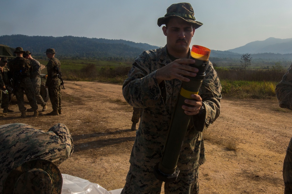 Cobra Gold19:  Marines conduct drills with the Royal Thai Marines during Cobra Gold 19.1