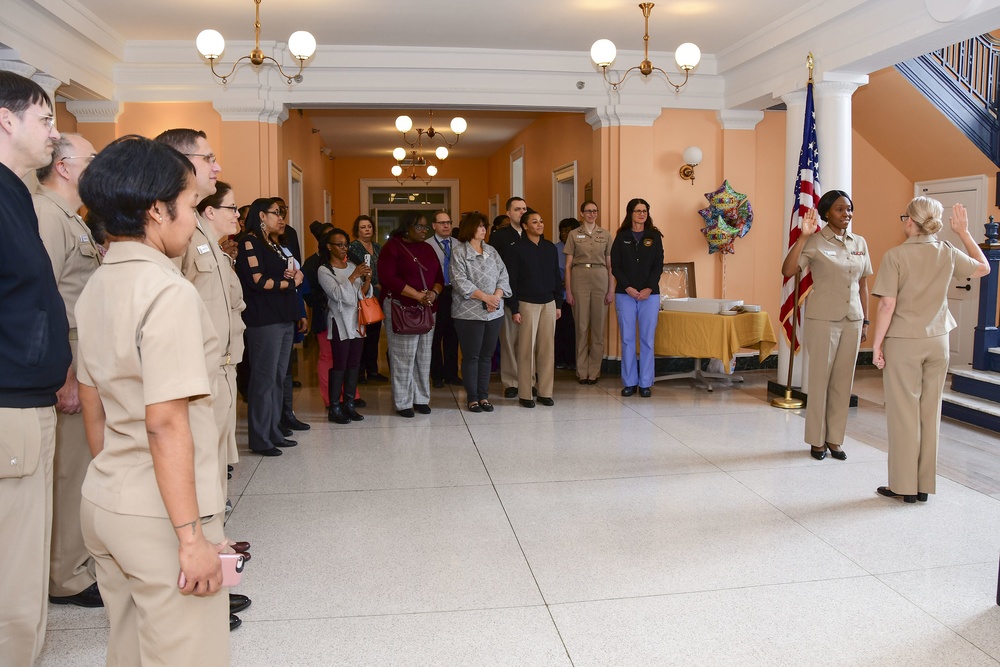 NMCP Staff - Daughter Pinned With Mother’s Silver Oak Leaf