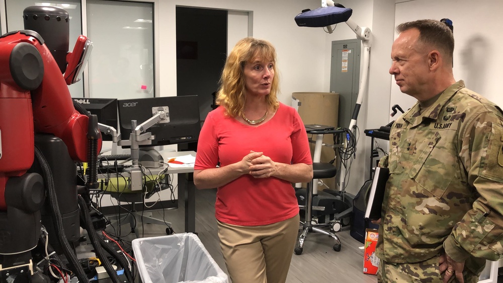 75th Innovation Command leader visits Duke Robotics Lab