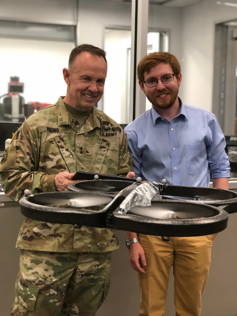 75th Innovation Command leader visits Duke Robotics Lab