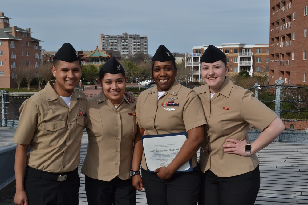 Re-enlistment ceremony