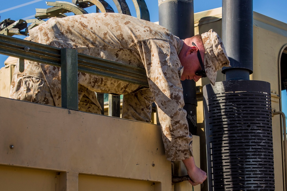 Camp Pendleton Marines Pit Stop at MCAS Yuma