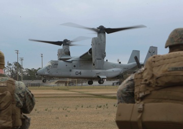 Marines exercise airfield security tactics