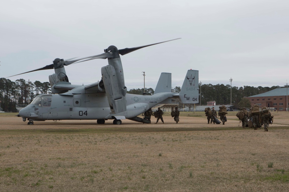 Marines exercise airfield security tactics