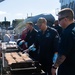 USS Harpers Ferry Has a Cookout