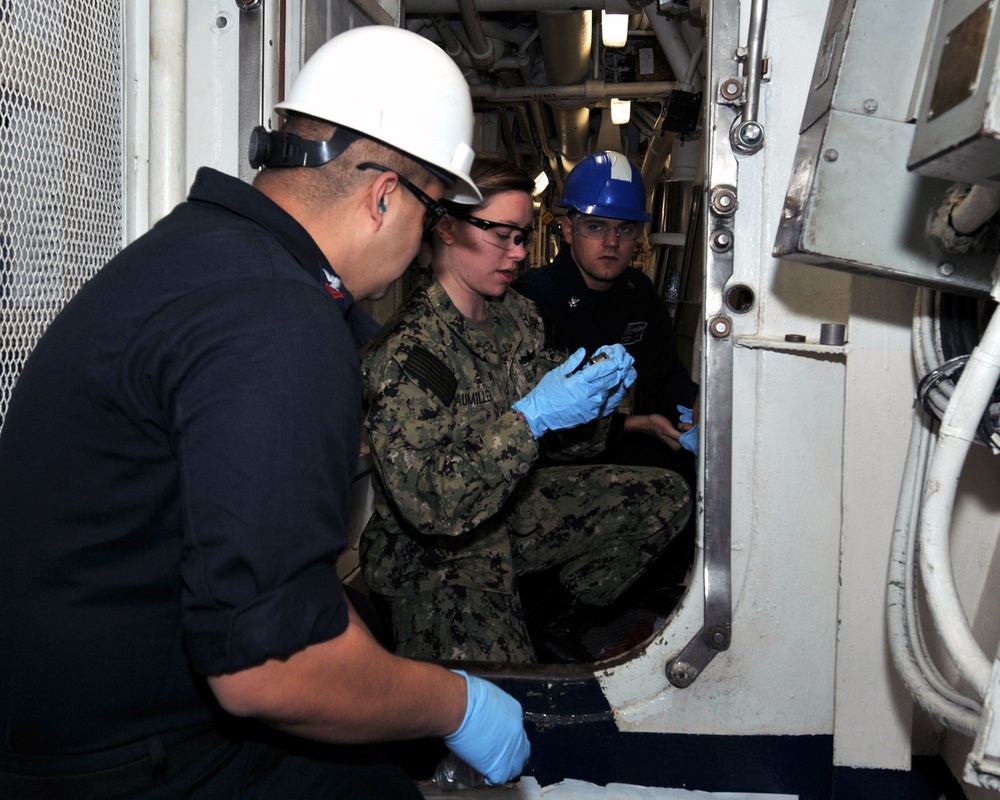MARMC Aboard USS Carney
