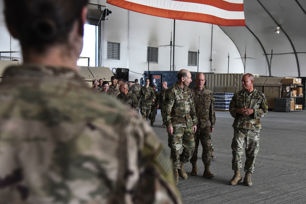 ACC Commander and Chief visit Al Dhafra Air Base