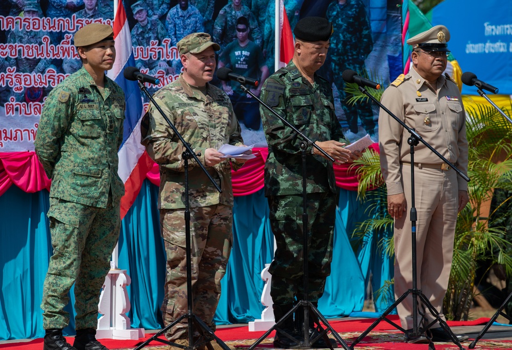 Cobra Gold 19: Building dedication ceremony at Bankoh-I-Duan, Thailand. [Image 2 of 2]