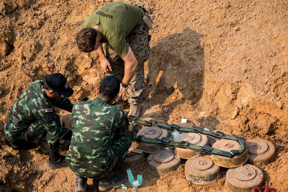 Save a life, Save a family | Marines with 9th ESB assist Royal Thai Armed Forces in mine disposal