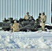 Wisconsin artillery Soldiers train in snow, cold at Fort McCoy