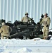 Wisconsin artillery Soldiers train in snow, cold at Fort McCoy