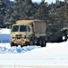 Wisconsin artillery Soldiers train in snow, cold at Fort McCoy