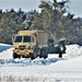 Wisconsin artillery Soldiers train in snow, cold at Fort McCoy