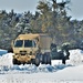Wisconsin artillery Soldiers train in snow, cold at Fort McCoy
