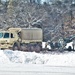 Wisconsin artillery Soldiers train in snow, cold at Fort McCoy
