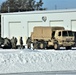 Wisconsin artillery Soldiers train in snow, cold at Fort McCoy