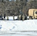 Wisconsin artillery Soldiers train in snow, cold at Fort McCoy