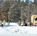 Wisconsin artillery Soldiers train in snow, cold at Fort McCoy