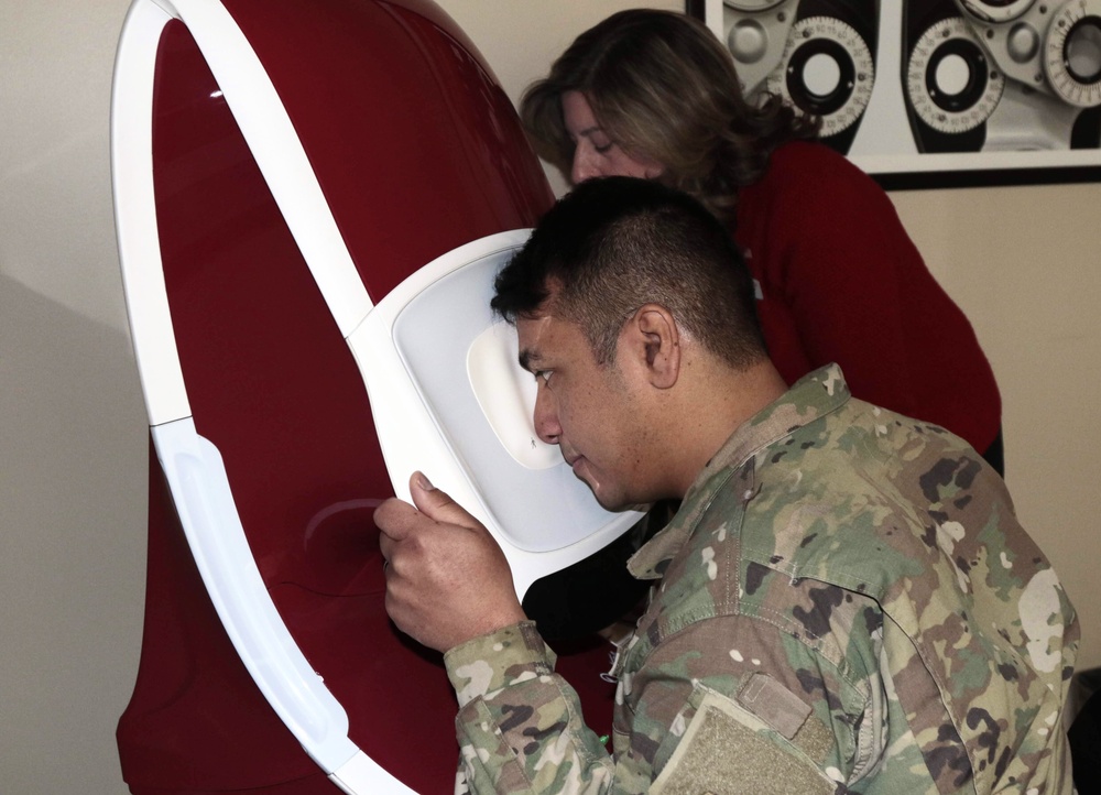 38th ID gets ready for deployment with vision care