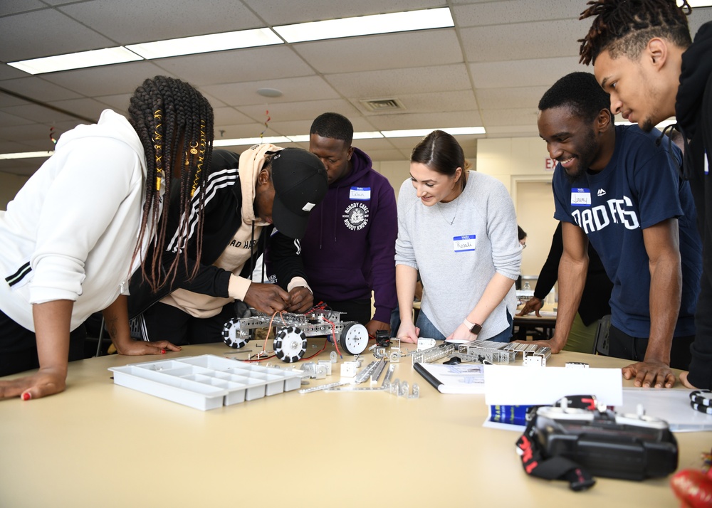 Massachusetts National Guard, Springfield Technical Community College hold STEM Robotics Seminar