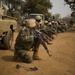 Nigerien soldiers wait for instructions