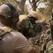 Belgian special forces soldier observes Nigerien forces