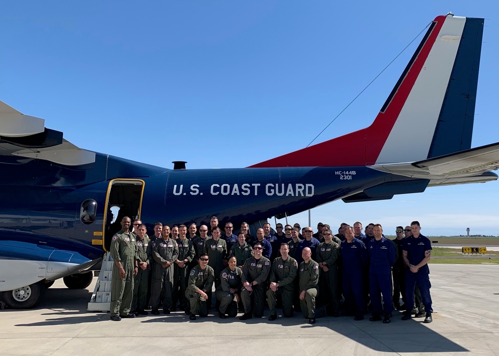Coast Guard Sector/Air Station Corpus Christi recieves upgraded HC-144 in Texas